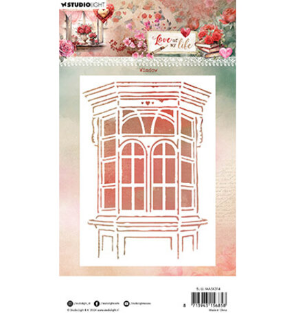 Studio Light Love of my life Masking Stencil Window (SL-LL-MASK314) Studio Light Love of my life Masking Stencil Window (SL-LL-MASK314)