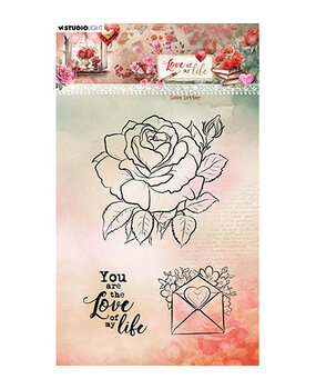 Studio Light Love of my life Clear Stamp Love letter (SL-LL-STAMP776) Studio Light Love of my life Clear Stamp Love letter (SL-LL-STAMP776)