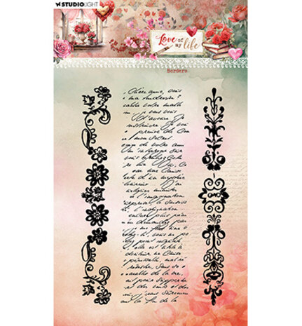 Studio Light Love of my life Clear Stamp Borders (SL-LL-STAMP777)