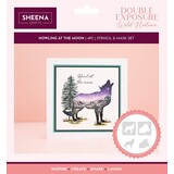 Sheena Wild Nature Stencil Set Howling at the Moon (SD-DEWN-STEN-HATM)