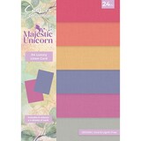Crafter's Companion Majestic Unicorn A4 Luxury Linen Card Pack (MU-LINEN-A4)