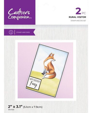 Crafter's Companion Rural Visitor Stamp & Die (CC-STD-RUVI) Crafter's Companion Rural Visitor Stamp & Die (CC-STD-RUVI)