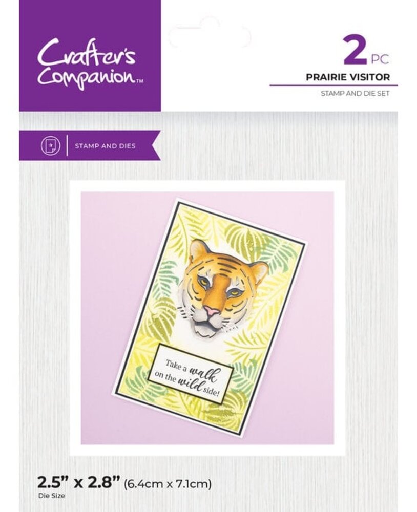 Crafter's Companion Prairie Visitor Stamp & Die (CC-STD-PRVI) Crafter's Companion Prairie Visitor Stamp & Die (CC-STD-PRVI)