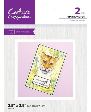 Crafter's Companion Prairie Visitor Stamp & Die (CC-STD-PRVI) Crafter's Companion Prairie Visitor Stamp & Die (CC-STD-PRVI)