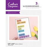 Crafter's Companion All Occasions Sentiments Stamp & Die (CC-STD-AOS)