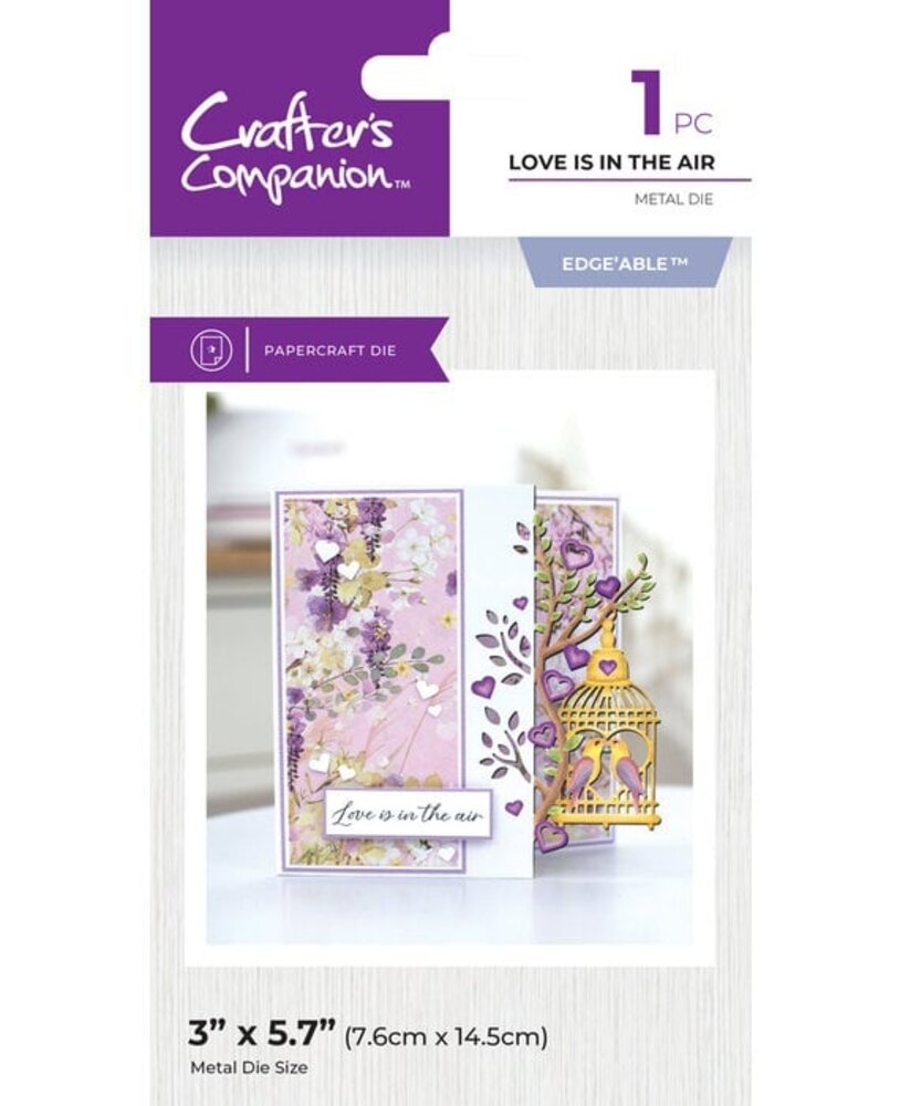 Crafter's Companion Love Birds Dies Love is in The Air (CC-LB-MD-EDG-LITA) Crafter's Companion Love Birds Dies Love is in The Air (CC-LB-MD-EDG-LITA)