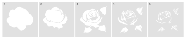 Crafter's Companion Colouring Medium Set Layering Stencils Rose (CC-STEN-IP-ROS) Crafter's Companion Colouring Medium Set Layering Stencils Rose (CC-STEN-IP-ROS)