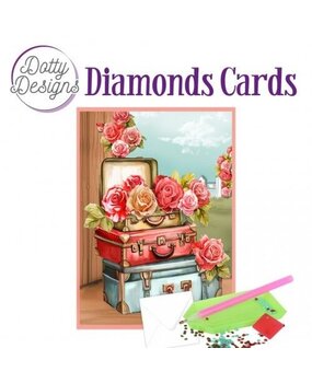 Find It Trading Diamond Cards Set Roses and Suitcases (DDDC1178)