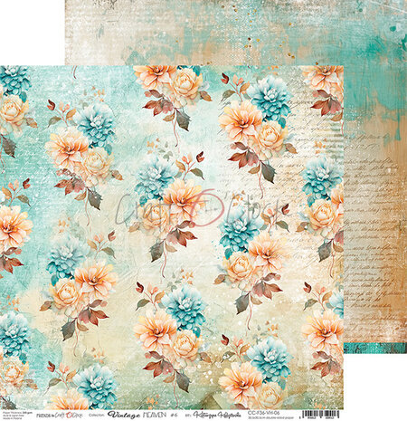 Craft O'Clock Vintage Heaven 8x8 Inch Paper Set (CC-F36-VH-07) Craft O'Clock Vintage Heaven 8x8 Inch Paper Set (CC-F36-VH-07)