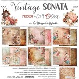 Craft O'Clock Vintage Sonata 12x12 Inch Paper Set (CC-F35-VSN-00)