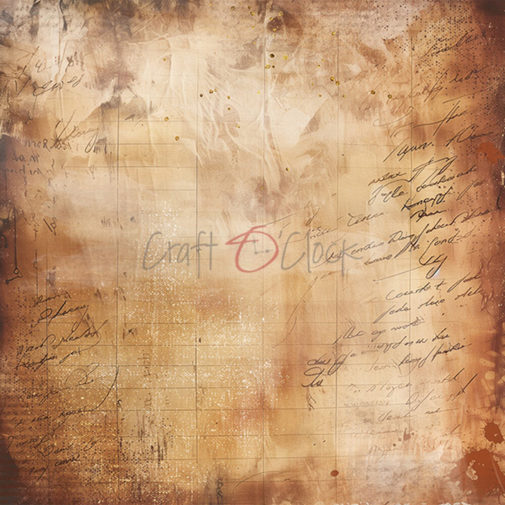 Craft O'Clock Vintage Sonata 8x8 Inch Basic Papers Set (CC-F35-VSN-08)