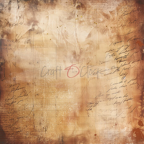 Craft O'Clock Vintage Sonata 8x8 Inch Basic Papers Set (CC-F35-VSN-08)