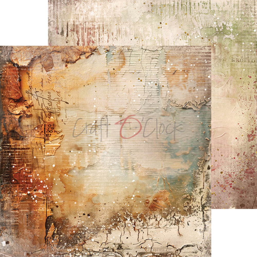 Craft O'Clock Vintage Sonata 8x8 Inch Basic Papers Set (CC-F35-VSN-08)