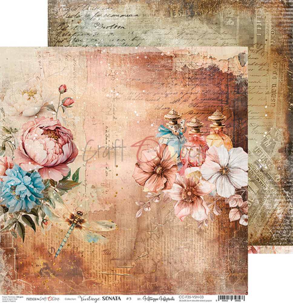 Craft O'Clock Vintage Sonata 6x6 Inch Paper Set (CC-F35-VSN-10) Craft O'Clock Vintage Sonata 6x6 Inch Paper Set (CC-F35-VSN-10)