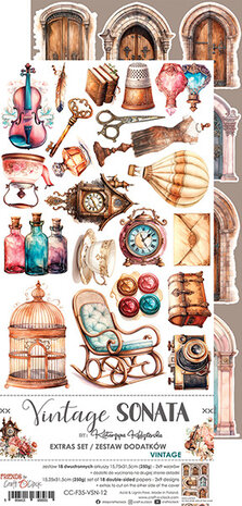 Craft O'Clock Vintage Sonata Extras Set Vintage (CC-F35-VSN-12)