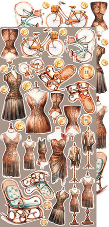 Craft O'Clock Vintage Sonata Extras Set Vintage (CC-F35-VSN-12)