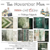 Craft O'Clock The November Man 12x12 Inch Paper Set (CC-F37-NM-00)
