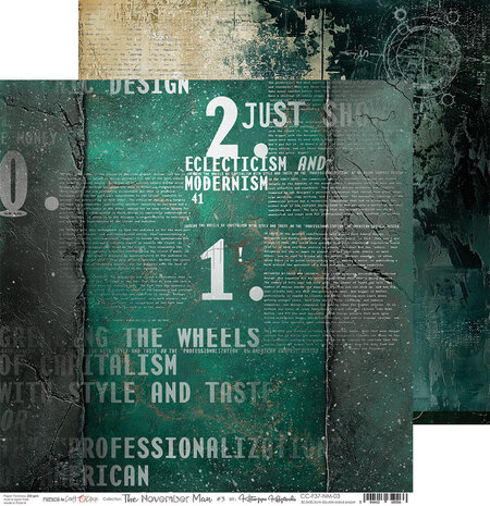 Craft O'Clock The November Man 8x8 Inch Paper Set (CC-F37-NM-07) Craft O'Clock The November Man 8x8 Inch Paper Set (CC-F37-NM-07)
