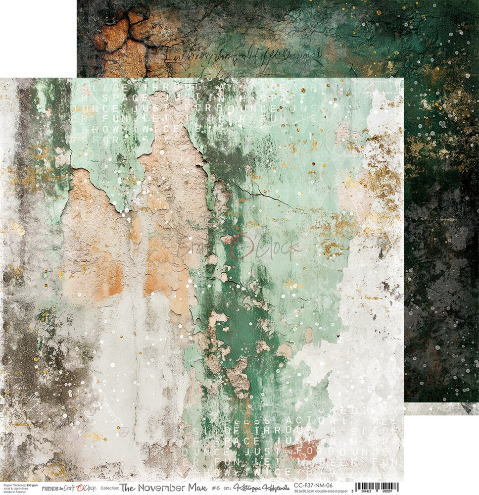 Craft O'Clock The November Man 8x8 Inch Paper Set (CC-F37-NM-07) Craft O'Clock The November Man 8x8 Inch Paper Set (CC-F37-NM-07)