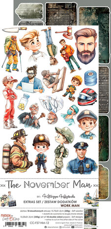 Craft O'Clock The November Man Extras Set Work Man (CC-F37-NM-12) Craft O'Clock The November Man Extras Set Work Man (CC-F37-NM-12)