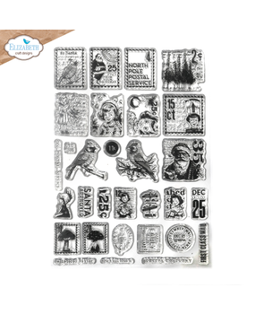 Elizabeth Craft Designs Winter Bliss A5 Clear Stamps December Postage Stamps (CS382) Elizabeth Craft Designs Winter Bliss A5 Clear Stamps December Postage Stamps (CS382)