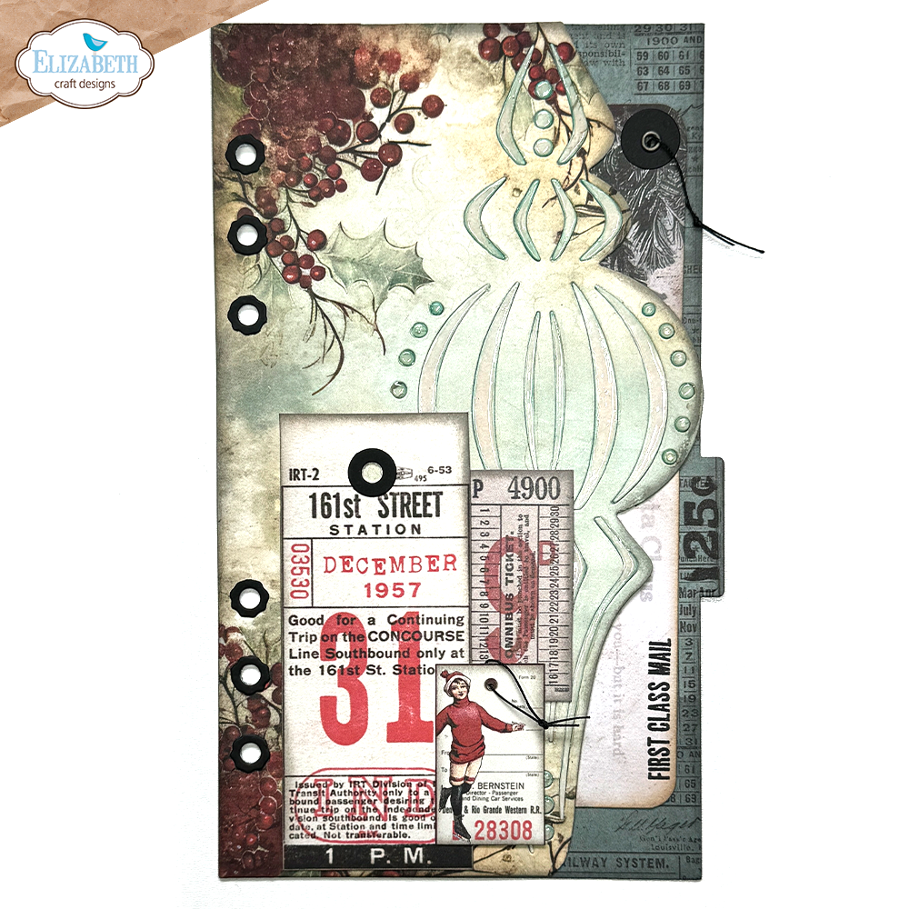 Elizabeth Craft Designs Winter Bliss Dies Christmas Bauble Page (2192) Elizabeth Craft Designs Winter Bliss Dies Christmas Bauble Page (2192)