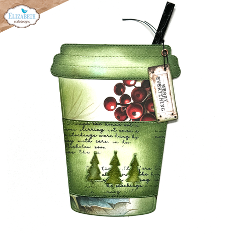 Elizabeth Craft Designs Winter Bliss Dies Take Away Cup (2193) Elizabeth Craft Designs Winter Bliss Dies Take Away Cup (2193)