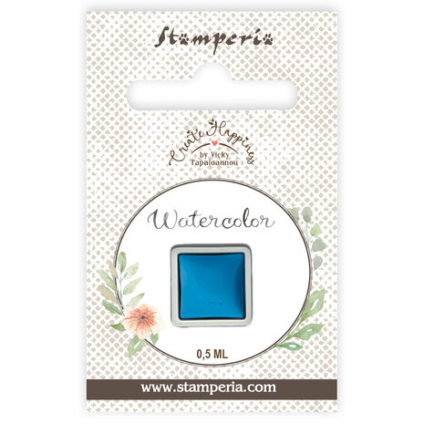 Stamperia Create Happiness Watercolour Refill Cerulean Blue (KAJC10) Stamperia Create Happiness Watercolour Refill Cerulean Blue (KAJC10)