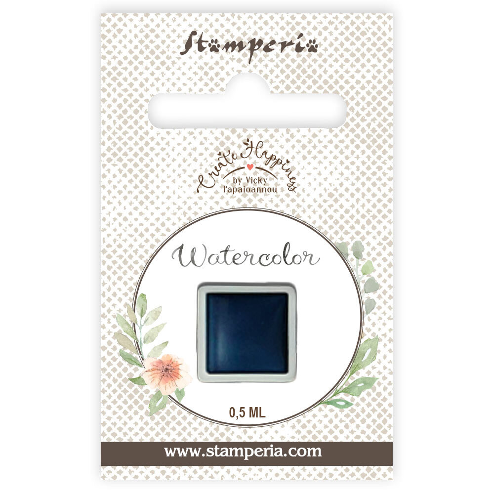 Stamperia Create Happiness Watercolour Refill Blue Navy (KAJC11)