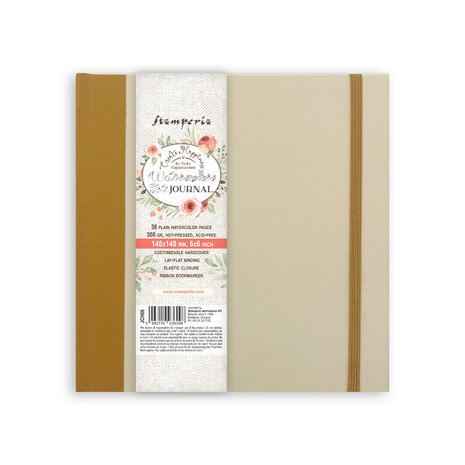 Stamperia Create Happiness Watercolor Art Journal 14,8x14,8cm (JCH06) Stamperia Create Happiness Watercolor Art Journal 14,8x14,8cm (JCH06)