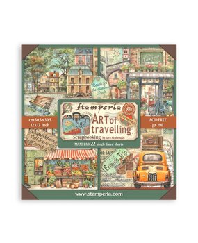 Stamperia Art of Travelling 12x12 Inch Single Face Paper Pack (SBBXLB19) Stamperia Art of Travelling 12x12 Inch Single Face Paper Pack (SBBXLB19)