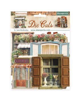 Stamperia Art of Travelling Die Cuts (DFLDC110) Stamperia Art of Travelling Die Cuts (DFLDC110)