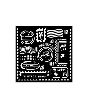 Stamperia Art of Travelling Thick Stencil 12x12cm Stamps (KSTDS01) Stamperia Art of Travelling Thick Stencil 12x12cm Stamps (KSTDS01)