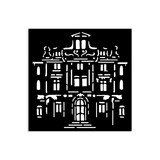 Stamperia Art of Travelling Thick Stencil 12x12cm Palace (KSTDS04)*