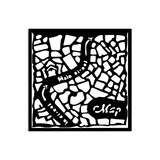 Stamperia Art of Travelling Thick Stencil 12x12cm Street Map (KSTDS07)*