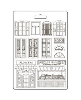 Stamperia Art of Travelling Soft Mould A4 Doors And Window (K3PTA4584) Stamperia Art of Travelling Soft Mould A4 Doors And Window (K3PTA4584)