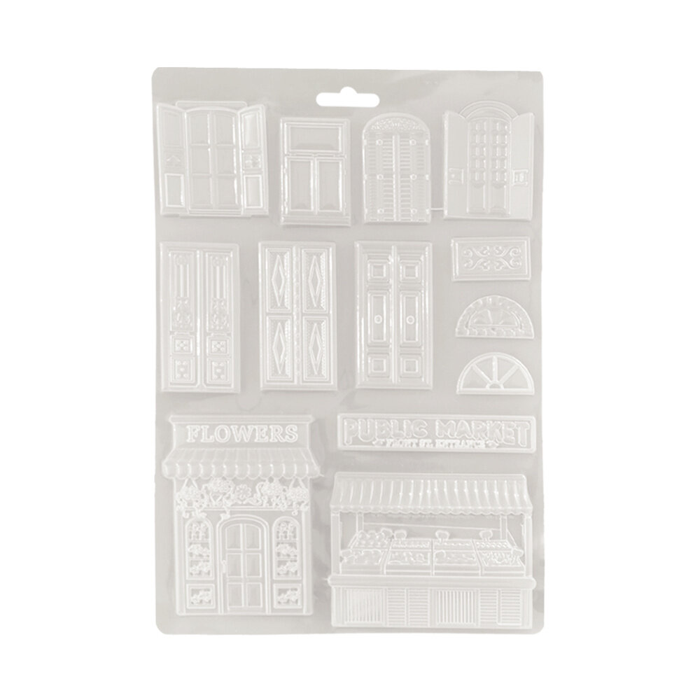 Stamperia Art of Travelling Soft Mould A4 Doors And Window (K3PTA4584) Stamperia Art of Travelling Soft Mould A4 Doors And Window (K3PTA4584)