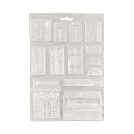 Stamperia Art of Travelling Soft Mould A4 Doors And Window (K3PTA4584) Stamperia Art of Travelling Soft Mould A4 Doors And Window (K3PTA4584)