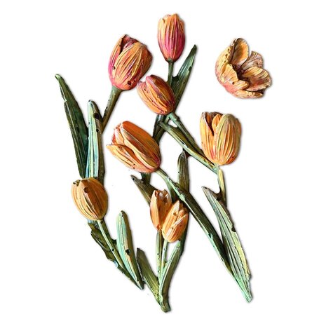 Stamperia Art of Travelling Silicon Mould A5 Tulips (KACMA550) Stamperia Art of Travelling Silicon Mould A5 Tulips (KACMA550)