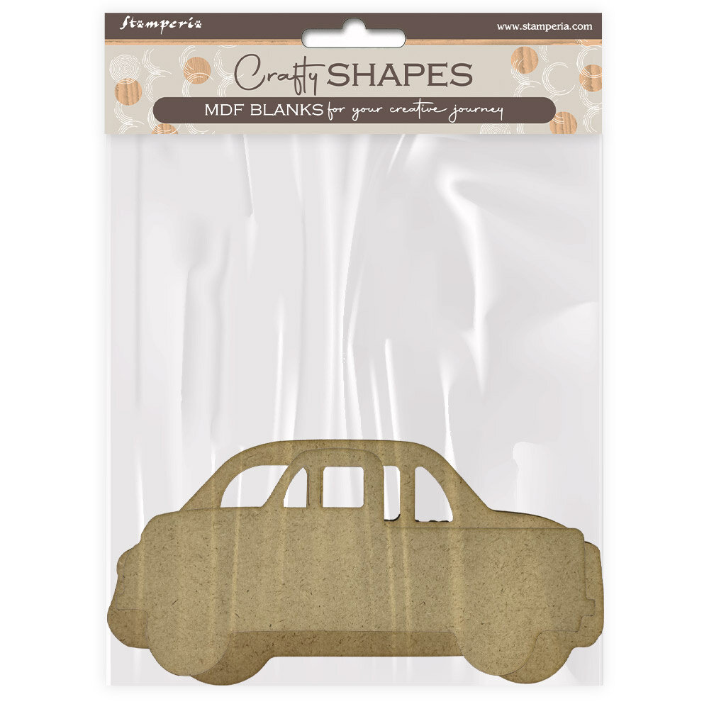 Stamperia Art of Travelling MDF Crafty Shapes Blanks Cars and Truck (KLSM32)