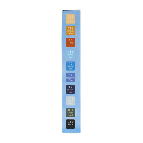 DécoTime 10 Aquamarkers Royal Blue (3004842) DécoTime 10 Aquamarkers Royal Blue (3004842)