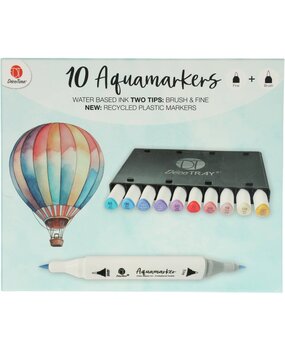 DécoTime 10 Aquamarkers Ice Blue (3004842)