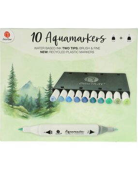 DécoTime 10 Aquamarkers Forest Green (3004842) DécoTime 10 Aquamarkers Forest Green (3004842)