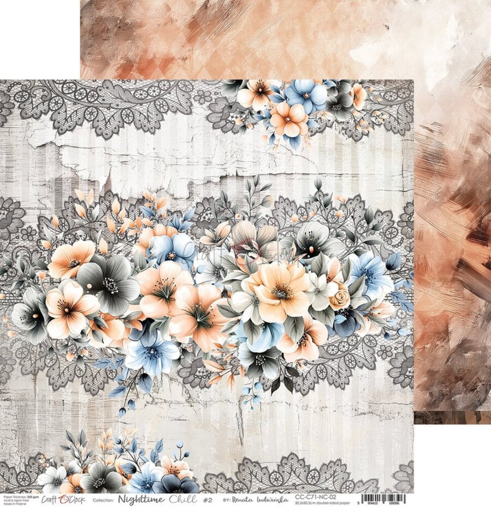 Craft O'Clock Nighttime Chill 12x12 Inch Paper Set (CC-C71-NC-00) Craft O'Clock Nighttime Chill 12x12 Inch Paper Set (CC-C71-NC-00)