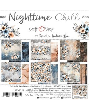 Craft O'Clock Nighttime Chill 6x6 Inch Paper Set (CC-C71-NC-10) Craft O'Clock Nighttime Chill 6x6 Inch Paper Set (CC-C71-NC-10)