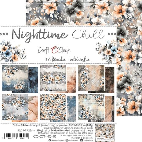 Craft O'Clock Nighttime Chill 6x6 Inch Paper Set (CC-C71-NC-10) Craft O'Clock Nighttime Chill 6x6 Inch Paper Set (CC-C71-NC-10)