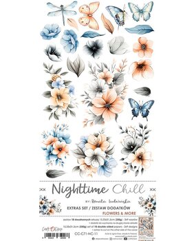 Craft O'Clock Nighttime Chill Extras Set Flowers & More (CC-C71-NC-11) Craft O'Clock Nighttime Chill Extras Set Flowers & More (CC-C71-NC-11)