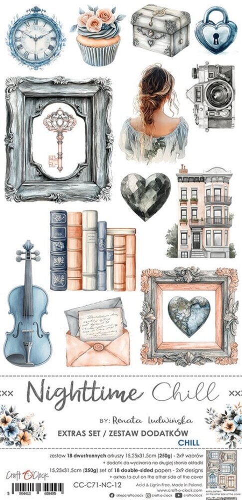 Craft O'Clock Nighttime Chill Extras Set Chill (CC-C71-NC-12) Craft O'Clock Nighttime Chill Extras Set Chill (CC-C71-NC-12)