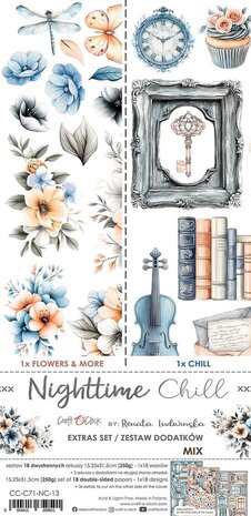Craft O'Clock Nighttime Chill Extras Set Mix (CC-C71-NC-13) Craft O'Clock Nighttime Chill Extras Set Mix (CC-C71-NC-13)
