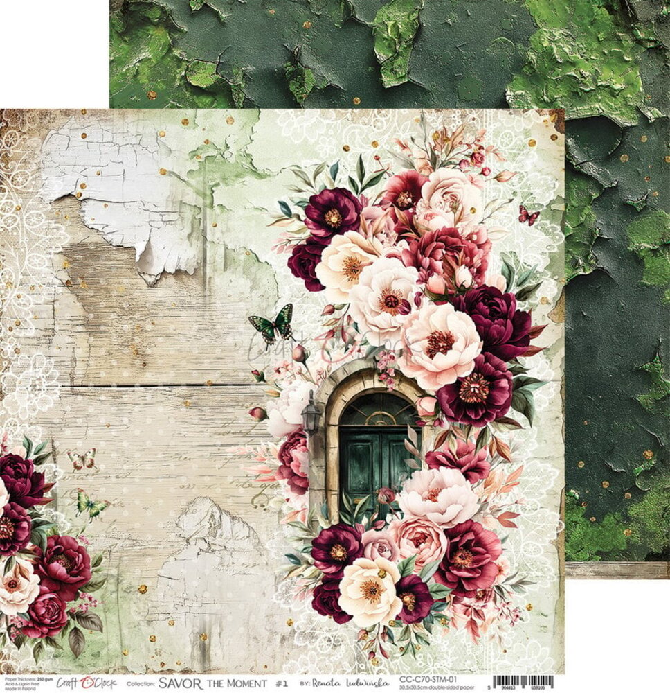 Craft O'Clock Savor The Moment 12x12 Inch Paper Set (CC-C70-STM-00) Craft O'Clock Savor The Moment 12x12 Inch Paper Set (CC-C70-STM-00)